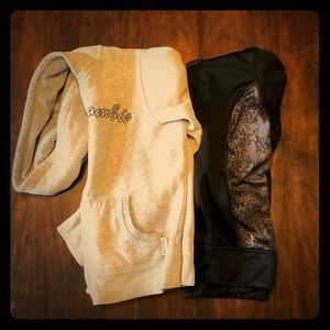 Lot of TWO girls sweatshirts